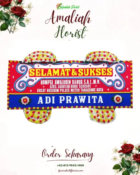 Papan Bunga Ucapan Selamat Marabau